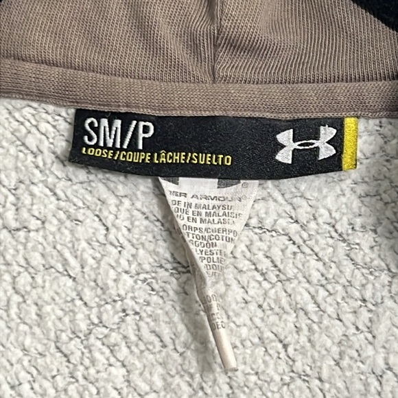 Under Armour Men’s Full Loose Zip hoodie - Gray - Size Small - Picture 8 of 12